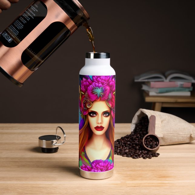 Blume Fairy Queen Trinkflasche (Kaffee)