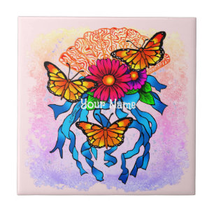 Blume Fan Fliese