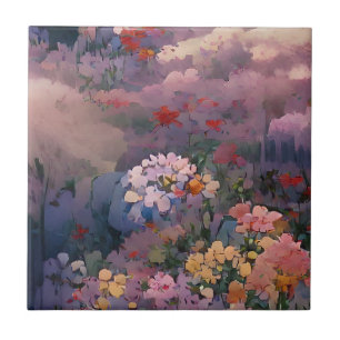 Blume Fantasy Digital Art Fliese
