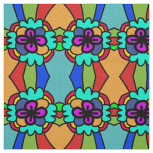 Blume farbig stoff
