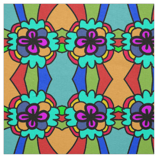 Blume farbig stoff