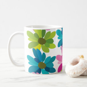 Blume Farbige Blume Kaffeetasse