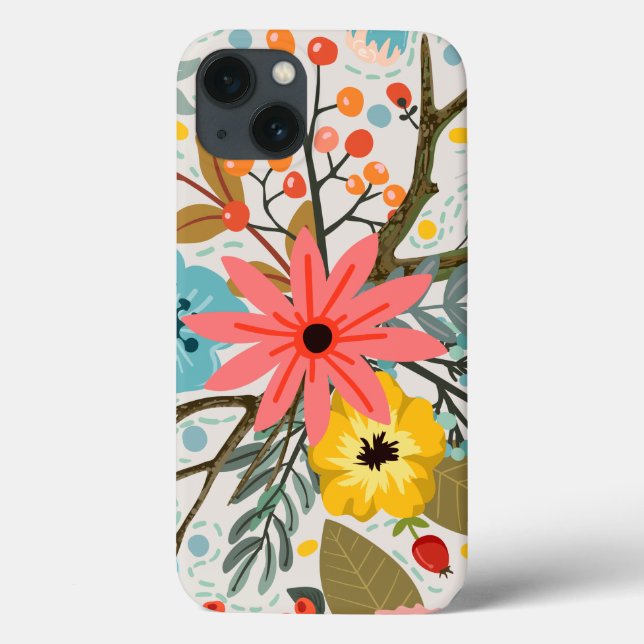 Blume Farbige Wasserfarbe Niedlich Case-Mate iPhone Hülle (Rückseite)