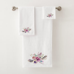 Blume & Feathers Boho Bouquet Badhandtuch Set
