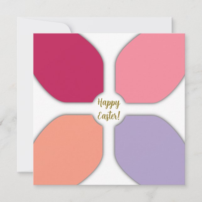 Blume Feiertagskarte (Vorderseite)