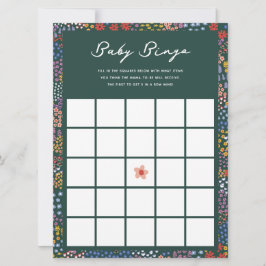 Blume Field Baby Shooter Bingo Game Einladung