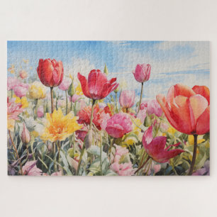 Blume Field Jigsaw Puzzle, 1014 Stk. 30"x20"