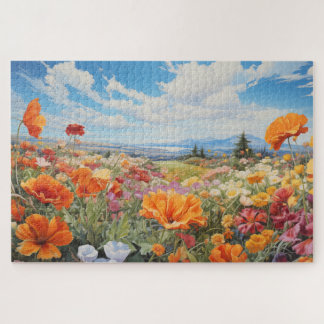 Blume Field Jigsaw Puzzle, 1014 Stk. 30"x20"