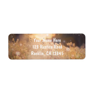 Blume Field Rustic Country Hochzeit Einladung