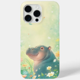 Blume Fields und Happy Hippo Case-Mate iPhone Hülle