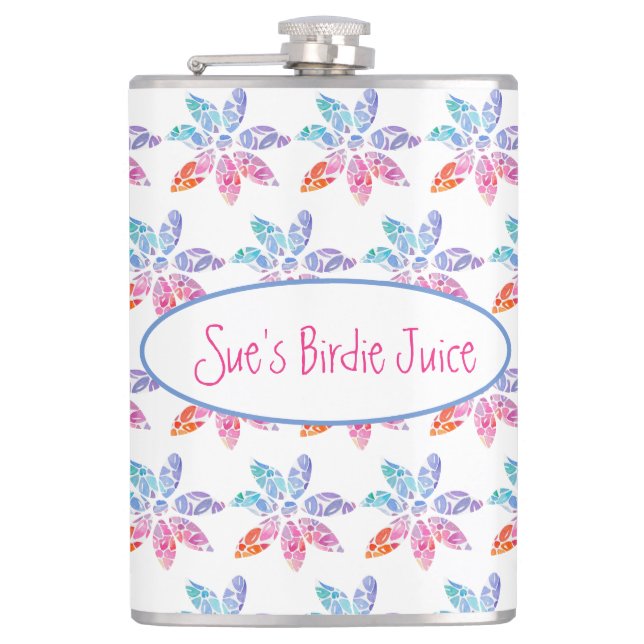 Blume Flachmann (Vorderseite)