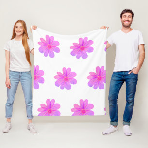 Blume Fleecedecke