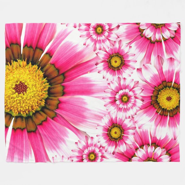 Blume Fleecedecke (Vorderseite (Horizontal))