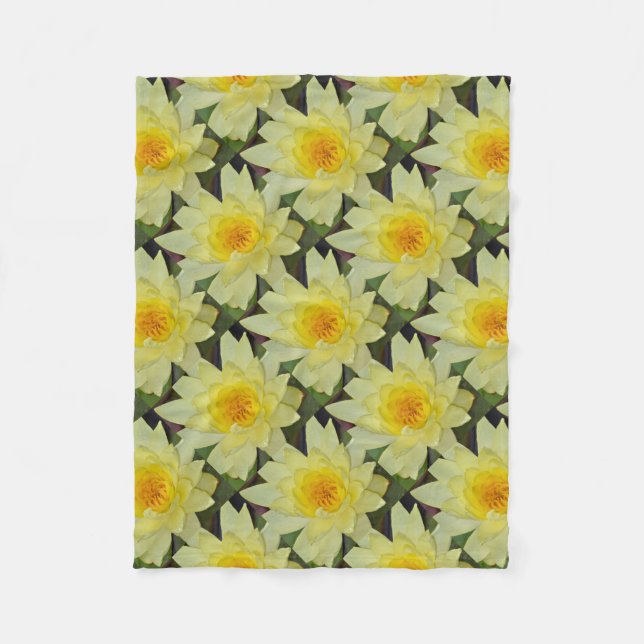 Blume Fleecedecke (Vorderseite)