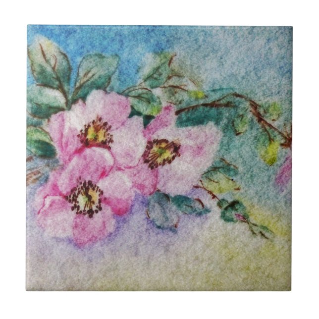 Blume Fliese (Vorderseite)