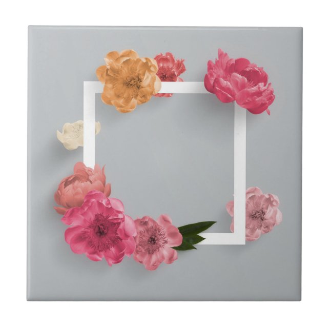 Blume Fliese (Vorderseite)