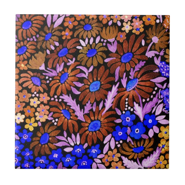 Blume Fliese (Vorderseite)