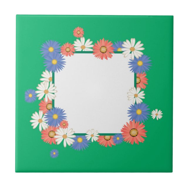 Blume Fliese (Vorderseite)
