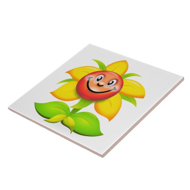 Blume Fliese (Seite)