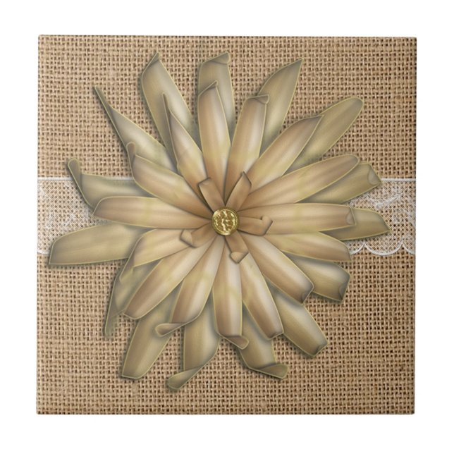 Blume Fliese (Vorderseite)
