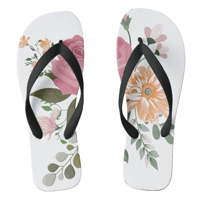 Blume Flip Flops (Fußbett)