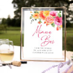 Blume Floral Citrus Bridal Mimosa Bar Poster<br><div class="desc">Für weitere Anpassungen klicken Sie bitte auf "Diese Vorlage personalisieren",  dann auf "Bearbeiten mit dem Entwurfswerkzeug". Stilvoll bearbeitbare Vorlagen,  die leicht zu benutzen sind,  weitere Artikel im Laden verfügbar (Einladungen,  uAwg,  Dankeschön-Karten,  Schreibwaren & Dekor). Wenn Sie Hilfe oder passende Artikel benötigen,  kontaktieren Sie mich bitte.</div>