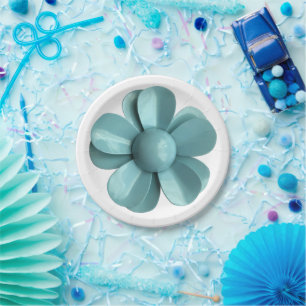Blume Floral Spring Summer Wedding Blue Daisy Pappteller