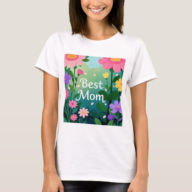 Blume Florenz Besichtigung der Mama T-Shirt (Vorderseite)
