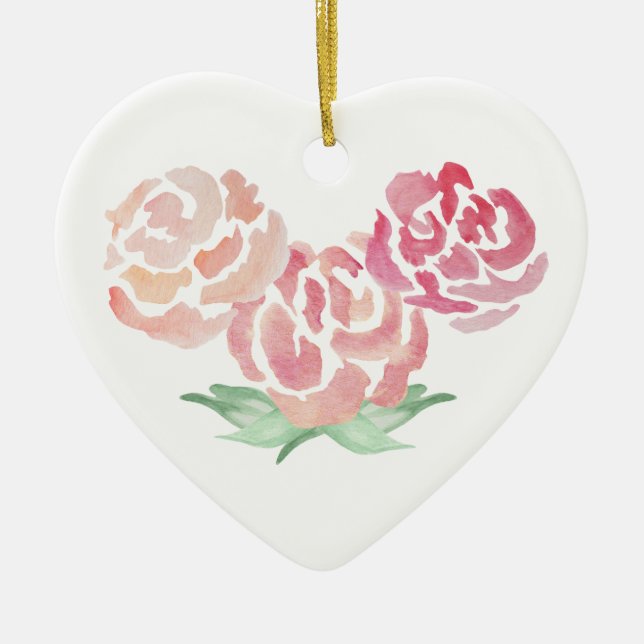 Blume Florenz Keramik Gestaltung der  Keramik Ornament (Vorne)