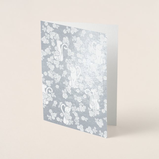 Blume Folienkarte (Vorderseite)