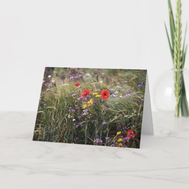 Blume Foto "Glücklicher Muttertag!" Karte (Vorderseite)