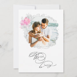 *~* Blume FOTO UAWG + QR AR6 WE Wedding Invi Einladung