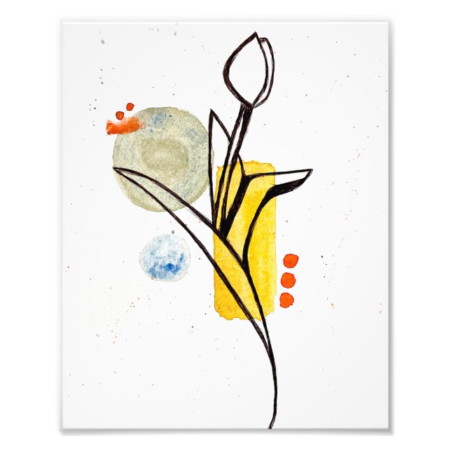 Blume Fotodruck (Vorne)