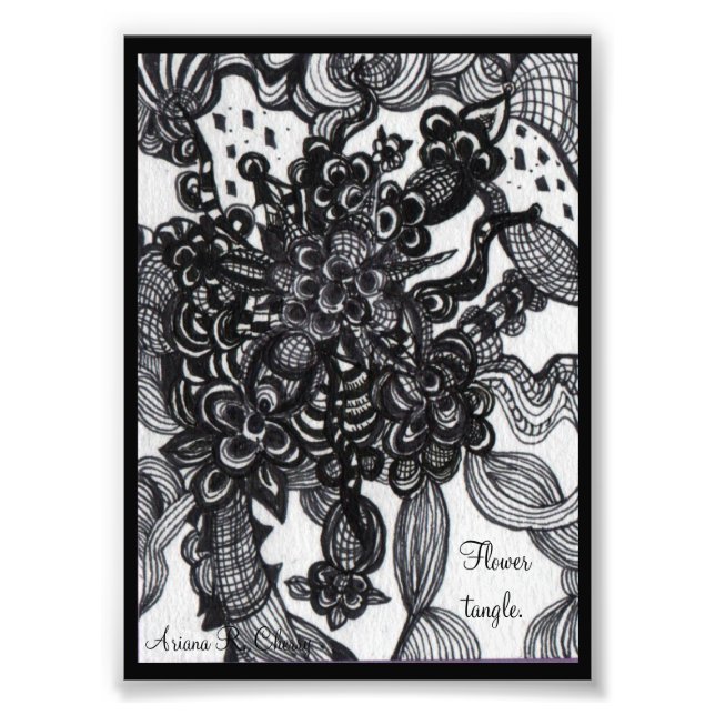 Blume Fotodruck (Vorne)