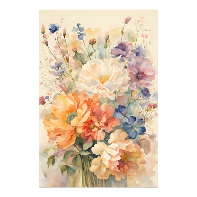 Blume Fotodruck (Vorne)