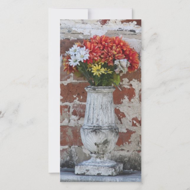 Blume-Fotokarte (Vorderseite)