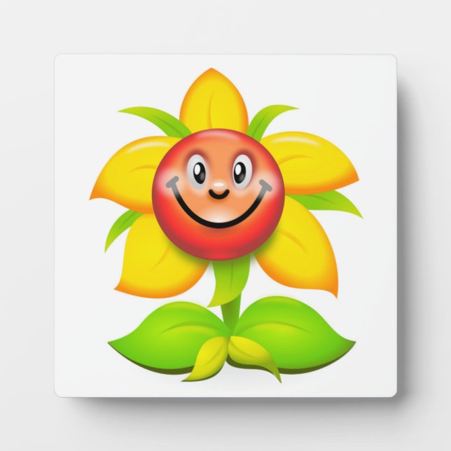 Blume Fotoplatte (Vorderseite)