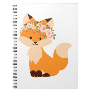 Blume Fox Notebook Notizblock