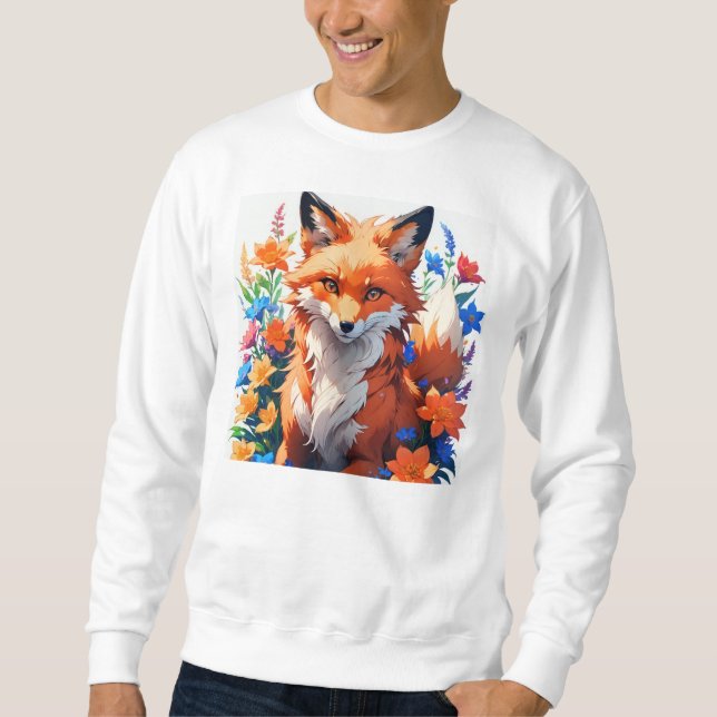 Blume Fox Sweatshirt (Vorderseite)