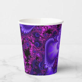 Blume Fraktal Paper Cups Pappbecher