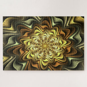 Blume-Fraktal-Puzzle