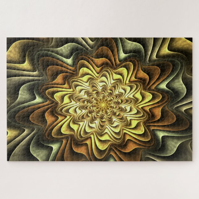 Blume-Fraktal-Puzzle (Horizontal)