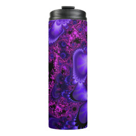 Blume Fraktal Thermosbecher