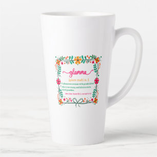 Blume Frame Glamma Oma Großmutter Definition Milchtasse