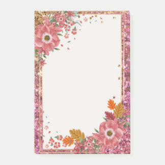 Blume Frame Post it Notes Post-it Klebezettel