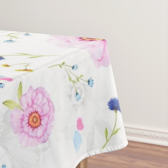 Blume Frische Farben Tischdecke (Beispiel)