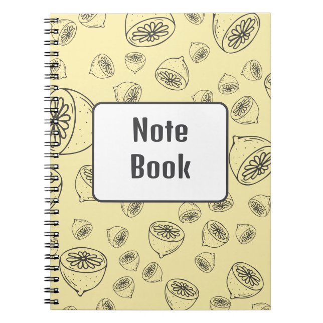 Blume Frucht Niedlich Notizblock (Vorderseite)