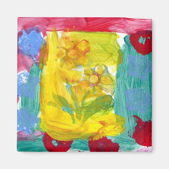 Blume Fun Magnet (Vorne)