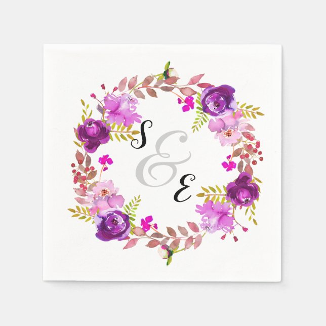 Blume für alle Gelegenheiten Serviette (Vorderseite)