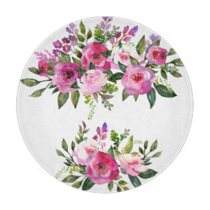 Blume für Aquarellbilder Schneidebrett